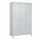 Z-garderobekast,HxBxD 1950x1200x500mm,vak B 200/400mm,cil.-slot,voeten
