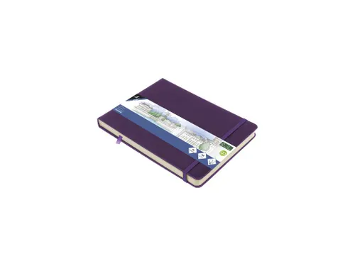 Schetsboek Kangaro A5 landscape purple heart PU HC 80 vel 140gr roomwi