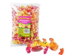 Zuurtjes Candyman frisse fruit zak 1 kilogram