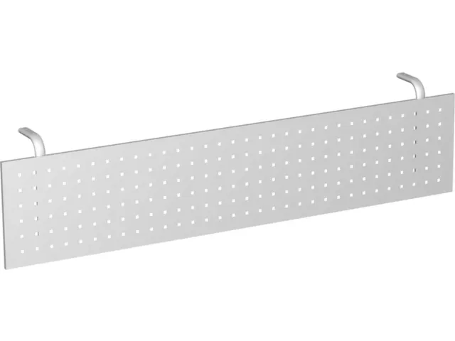 zichtscherm,v. elektr. in hgte verstelb. bureau,HxB 320x1800mm,staal