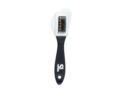 Brosse pour cuir nubuck Emma, noir/blanc, la pièce