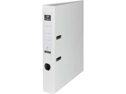 Ordner A4 Wit PP en papier rug van 50mm