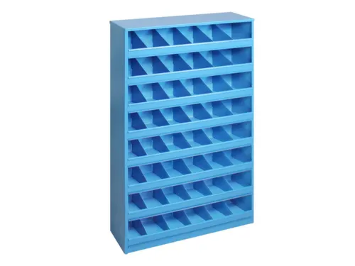 stortgoedstelling,HxBxD 850x500x125mm,48stortvakken,metaal,RAL 5012