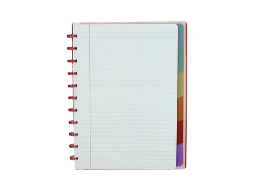 Schrift Atoma A4+ lijn 120blz 90gr PP transparant assorti