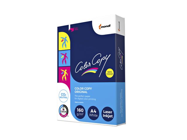 donderdag IJver Agnes Gray Laserpapier Color Copy A4 160 Gram Wit 250vel | DiscountOffice.nl