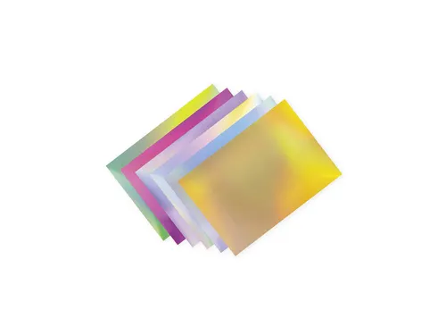 Regenboogpapier en karton Folia 24x34cm 120gr en 250gr 12 vel 6 tinten