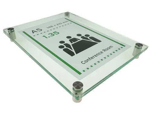 Menoor Deurbord Premium Glasslook A5 Plexiglas