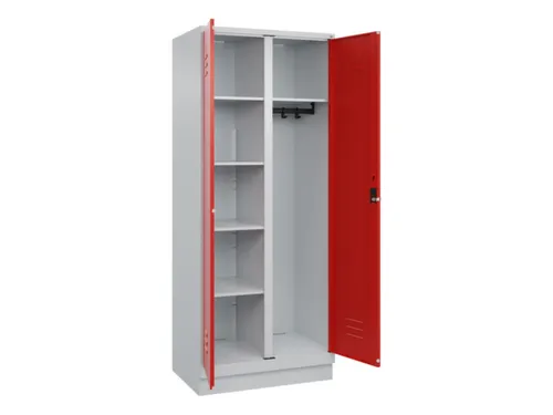 wasgoedverdeelkast,HxBxD 1950x800x500mm,vak B 400mm,draaigrendel