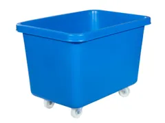 Verrijdbare Rechthoekige Bak 227 Liter Hxbxd 641x902x660mm Pe Blauw