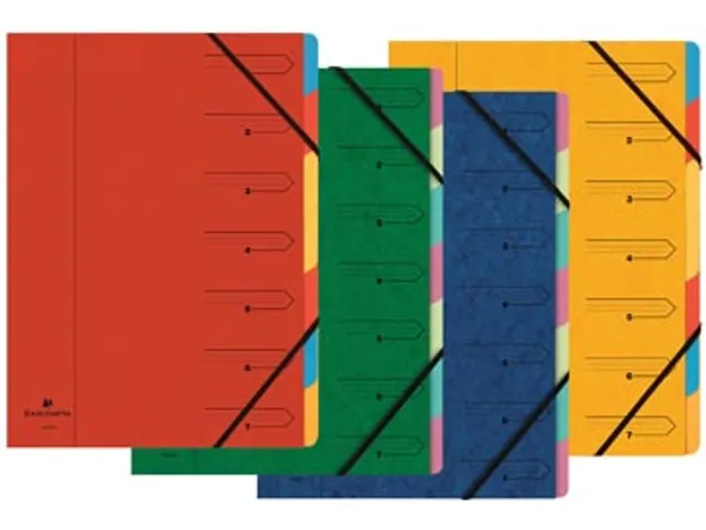 Sorteermap 7-delig, geassorteerde kleuren