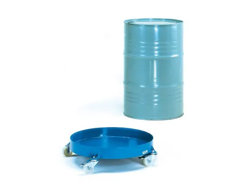 Vatenrollers 1361 250kg 200 liter RAL5007 gesloten