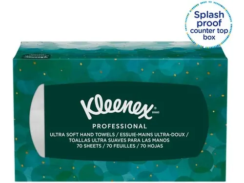 Kleenex Ultra Soft Pop-Up Handdoek 1-laags wit 25,4x22,6cm 18x70st