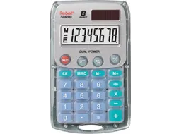 Calculator Rebell STARLET transparant hand 8 digit