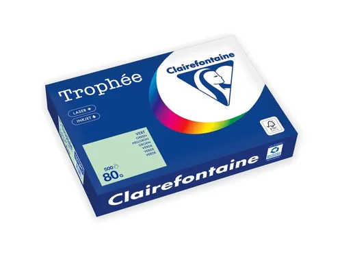 Trophée Pastel gekleurd papier A4 80 gram 500vel Groen
