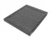 Uittrekbaar legbord voor 483mm 19'' Kast 40x484x568mm tot 25kg Zwart