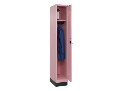 locker,HxBxD 1950x300x500mm,1vak,vak B 300mm,draaigrendel,sokkel