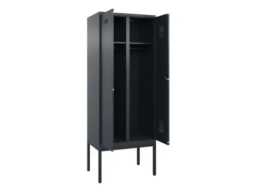 locker voor scheiding van kleding,HxBxD 2120x800x500mm,2vak