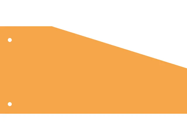 Scheidingsstrook Kangaro 2-gaats 240x105x60mm trapezium 180 grams RC o