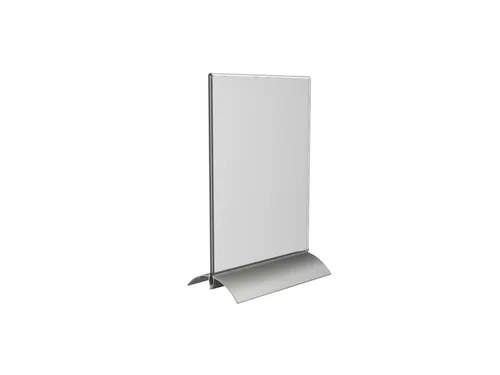 Kaarthouder Europel T-standaard A5 staand acryl / aluminium