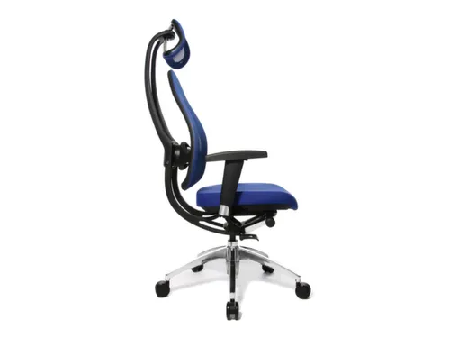 Topstar Bureaustoel Open Base + Art OPEN ART 10 Hoofdsteun Blauw