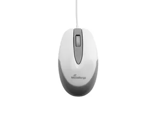 MROS214 Optische muis compact 3 knoppen draadloos Wit Grijs - 1