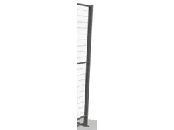 Staander V. Veiligheidshek 2200mm Smart Fix Bxd 60x40mm