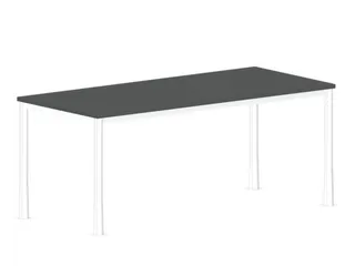 in hoogte verstelbaar bureau 720-840x1800x800mm hout MS-donkergrijs - 1