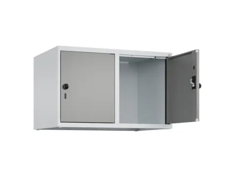 opzetkast,v. locker,2vak.,vak B 400mm,HxBxD 500x800x500mm,draaigrendel