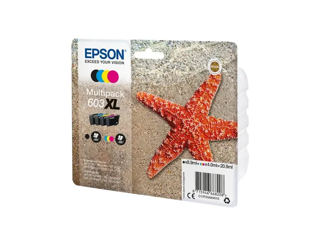 Epson 603XL T03A6 Inktcartridge Zwart + Kleur Voordeelpak