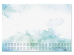 Designonderlegger Sigel Water color Sea 26/27/28 A2 30 vel