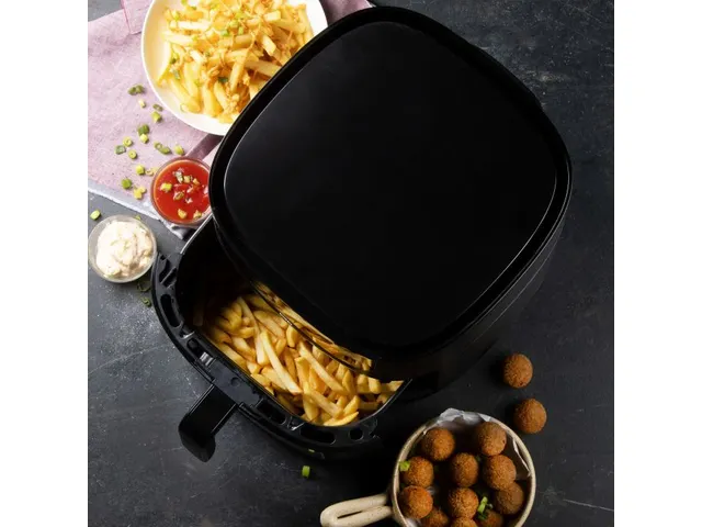 Friteuse à air chaud avec fenêtre de visualisation 8 litres