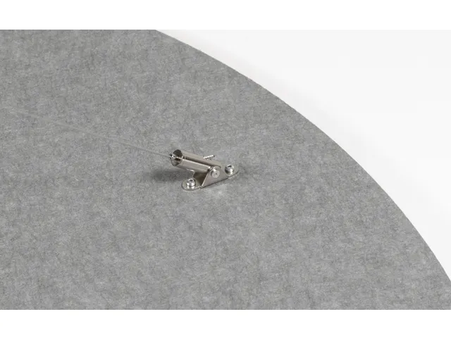 Panneau de plafond acoustique rond Feutre PET Ø120cm Gris clair