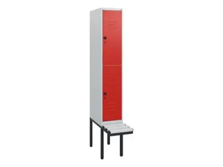 Dubbeldekse dekenkist,HxBxD 1950x300x815mm,1x2vak.,vak B 300mm - 1