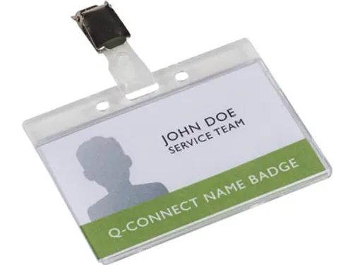 Badge Met Clip 85x54mm Doos 10 Stuks