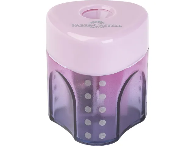 Taille-crayon Faber-Castel mini 1 trou Flow Edition présentoir 24 pcs
