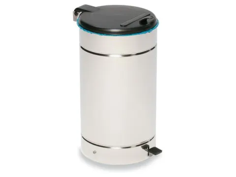 afvalverzamelaar,1x70l,HxØ 700x450mm,klemring,romp RVS