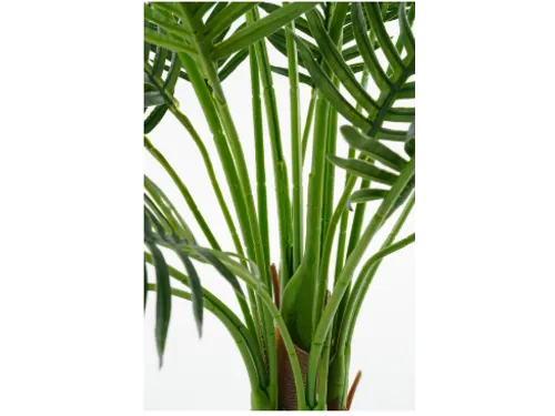 Kunstplant Mica Areca palm in pot groen 120x140cm