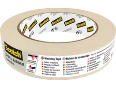 Afplaktape Scotch Basic 24mmx50m beige