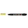 Brushverfstift Posca PCF350 Penseelpunt 1-10mm Geel