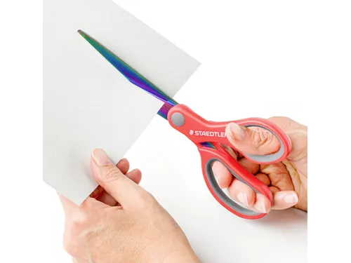 Schaar Staedtler Norix 21cm 3 kleuren assorti rechtshandig