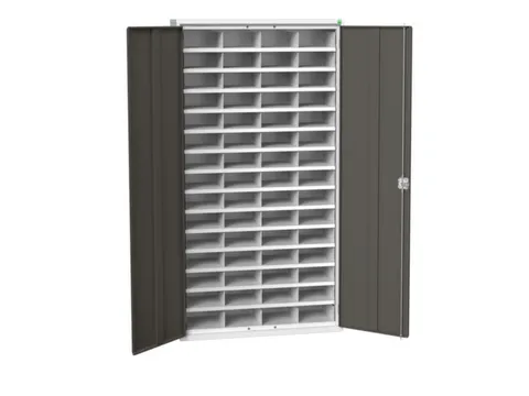 post-/sorteerkast 2000x1050x350mm 4x15vakken RAL7035+RAL7016