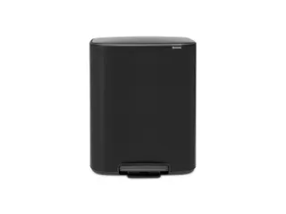 Bo Pedaalemmer 60 Liter Mat Zwart - 1
