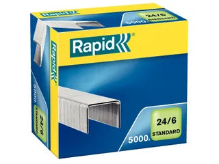 Nieten Rapid 24/6 gegalvaniseerd standaard 5000 stuks - 2