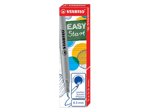 Rollerpenvulling Stabilo Easy Original Blauw 0.3Mm
