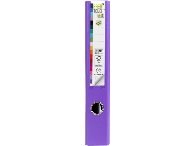 Ordner PP Prem'Touch A4maxi 50mm paars