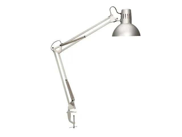 Bureaulamp MAUL Study tafelklem excl.LED lamp E27 zilver