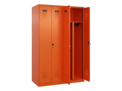 PBM-locker,HxBxD 1850x1200x500mm,4vak,vak B 300mm,draaigrendel