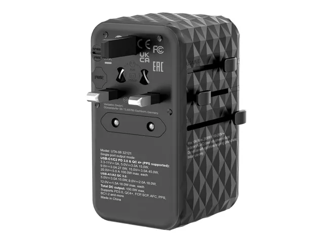 GaN III universele reisadapter UTA-06