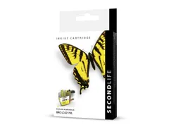 Cartridge SecondLife Brother LC421 XL geel