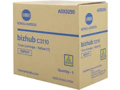 A0X5255 Konica Bizhub C3110 Toner Yellow